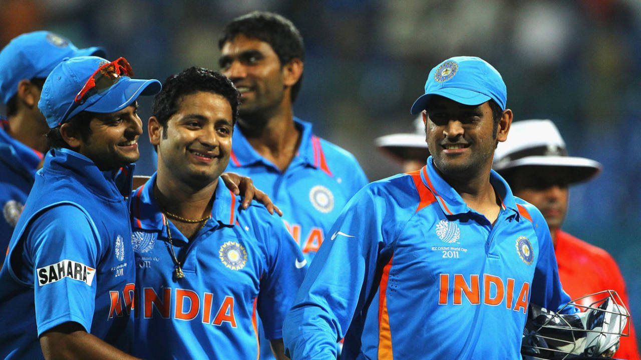 There was plenty to smile about for India as Piyush Chawla's four wickets gave them victory, India v Australia, World Cup warm-up match, Bangalore, February 13, 2011