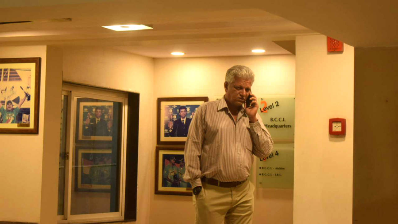 WV Raman at the BCCI headquarters, Mumbai, December 20, 2018