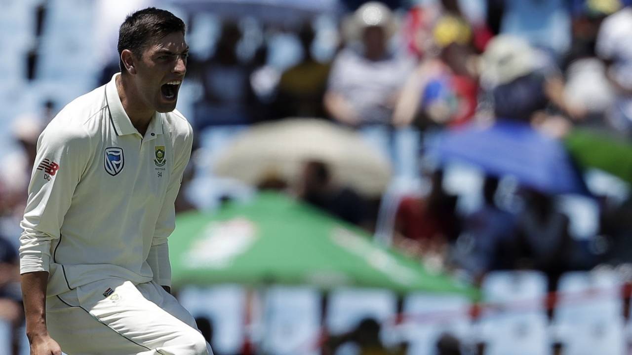 Duanne Olivier was irresistible while running through Pakistan, South Africa v Pakistan, 1st Test, Centurion, 1st day, December 26, 2018