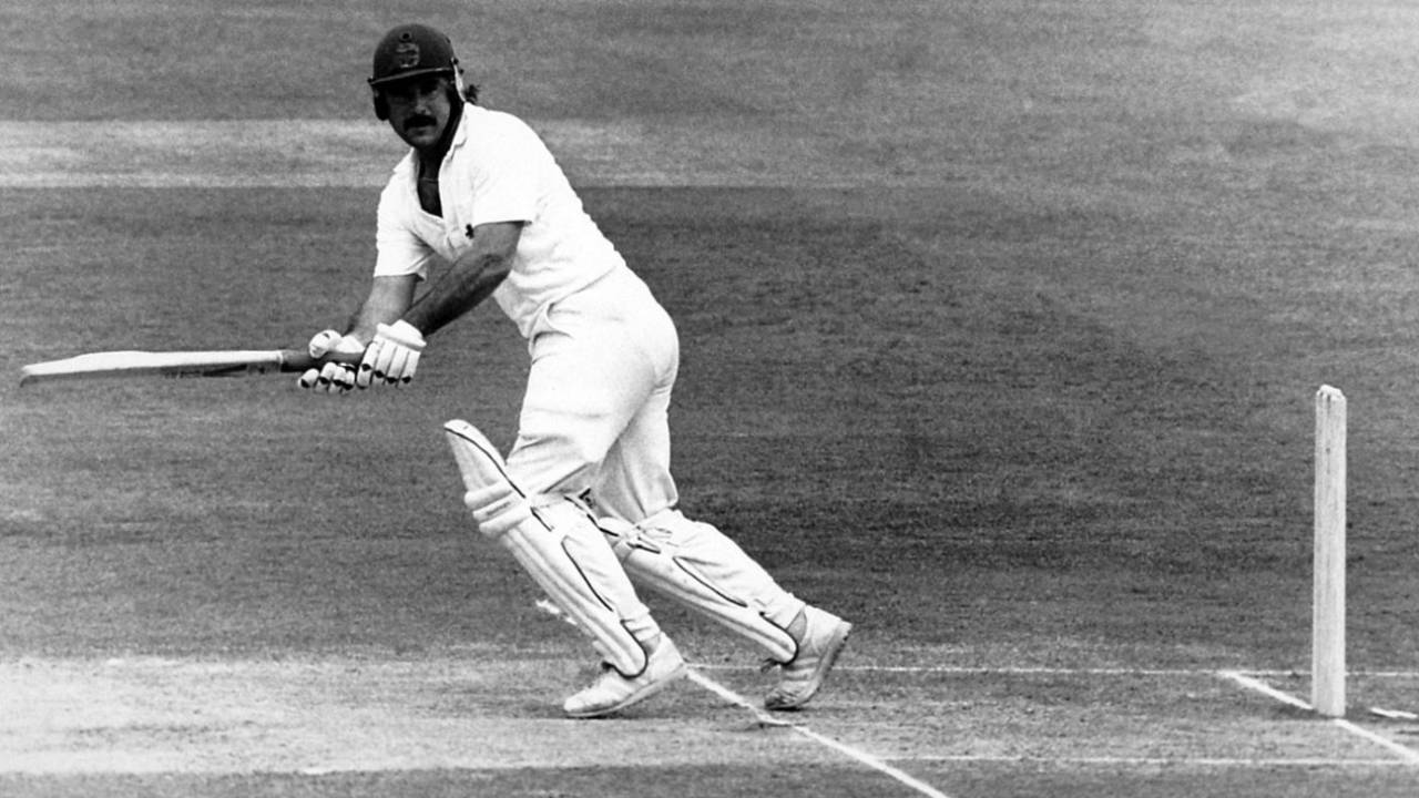 Allan Lamb scored 113, England v West Indies, 2nd Test, Lord's, 5th day, June 21, 1988 