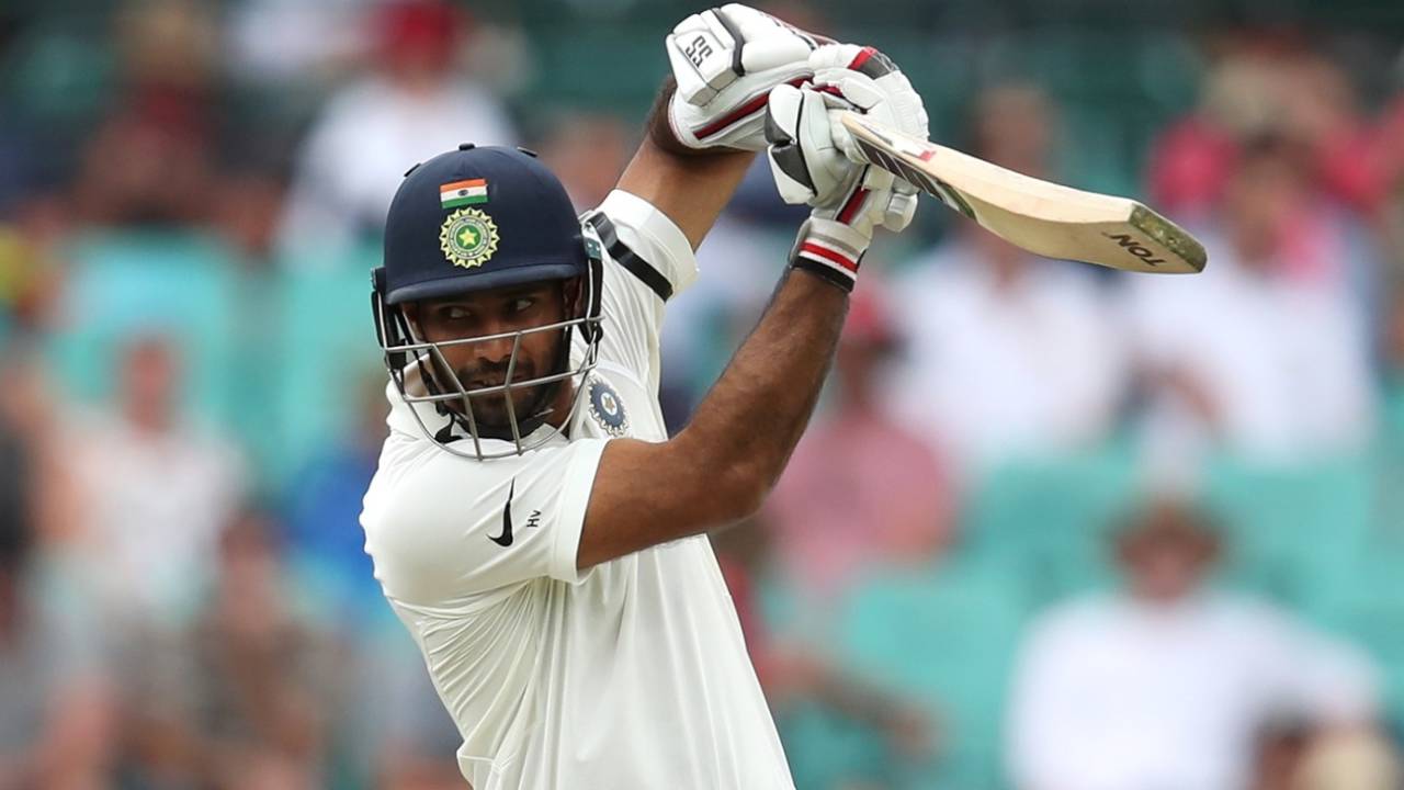 Hanuma Vihari punches on the off side, Australia v India, 4th Test, Sydney, 1st day, January 3, 2019