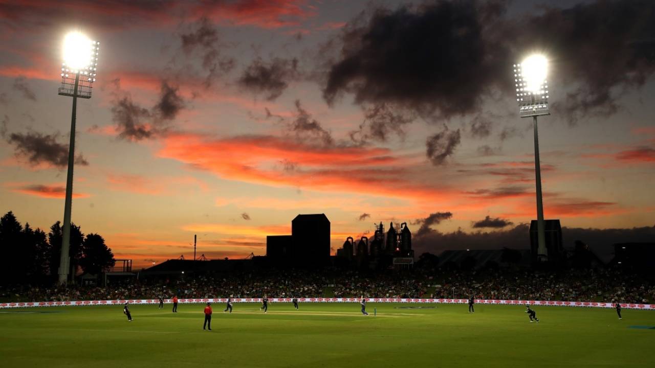 A view of the Bay Oval at Mount Maunganui, New Zealand v Sri Lanka, 1st ODI, Mount Maunganui, January 3, 2019