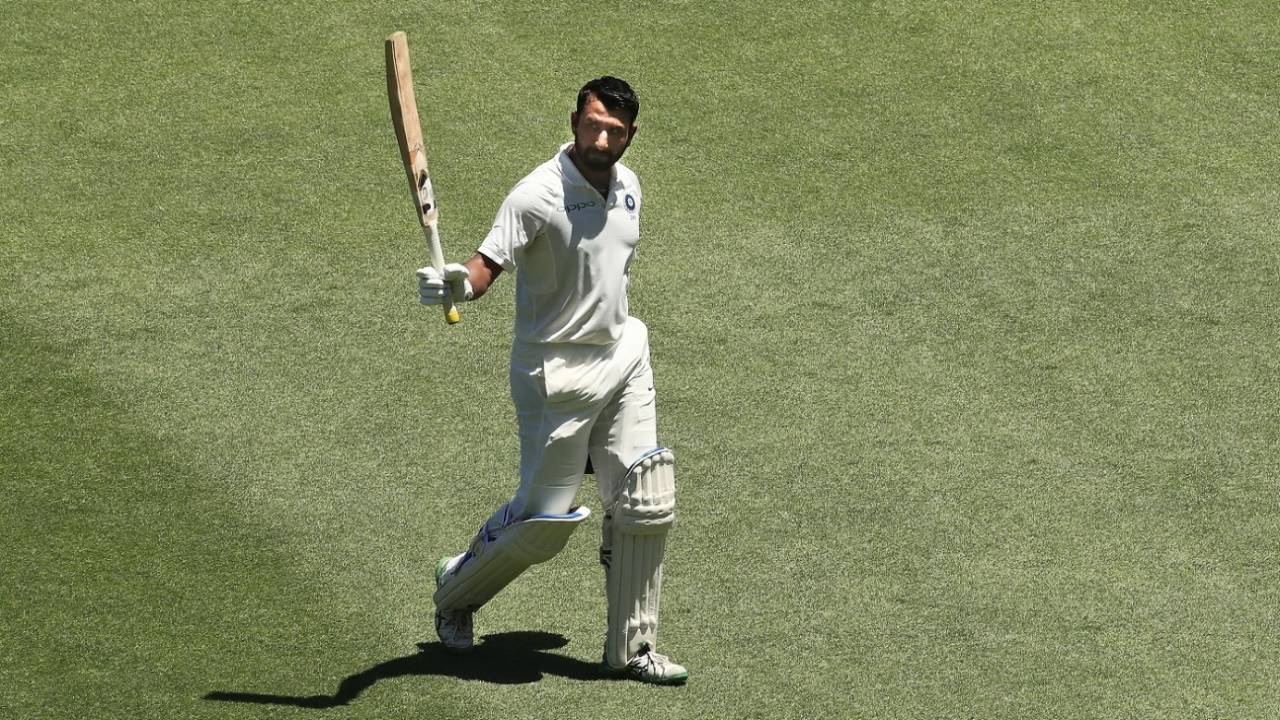 Cheteshwar Pujara leaves the field after his 193, Australia v India, 4th Test, Sydney, 2nd day, January 4, 2019