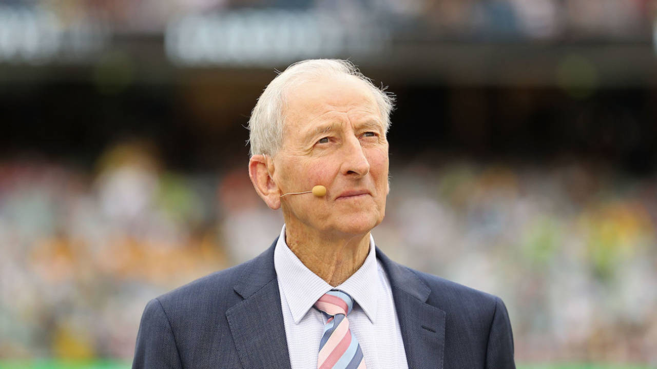 Bill Lawry looks on during the Boxing Day Test, Australia v Pakistan, 2nd Test, Melbourne, 1st day, December 26, 2016