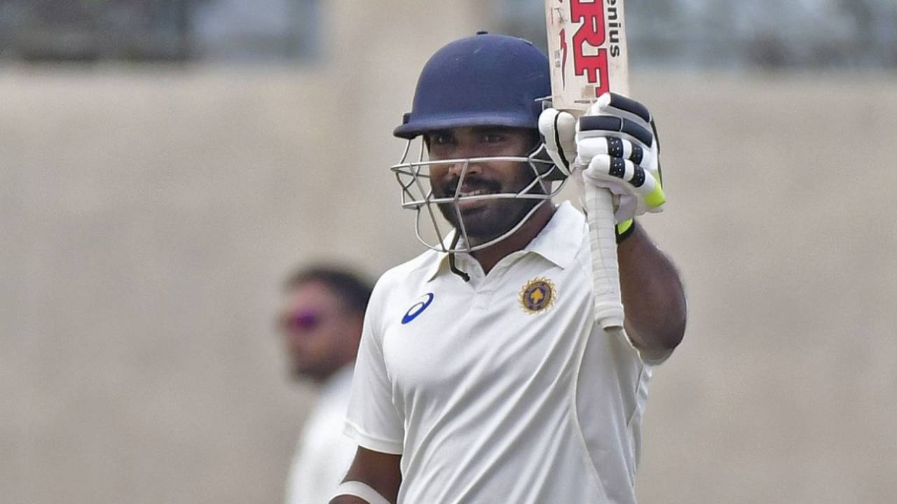 Ponnam Rahul celebrates his hundred, Himachal Pradesh v Kerala, Ranji Trophy 2018-19, Nadaun, January 8, 2019