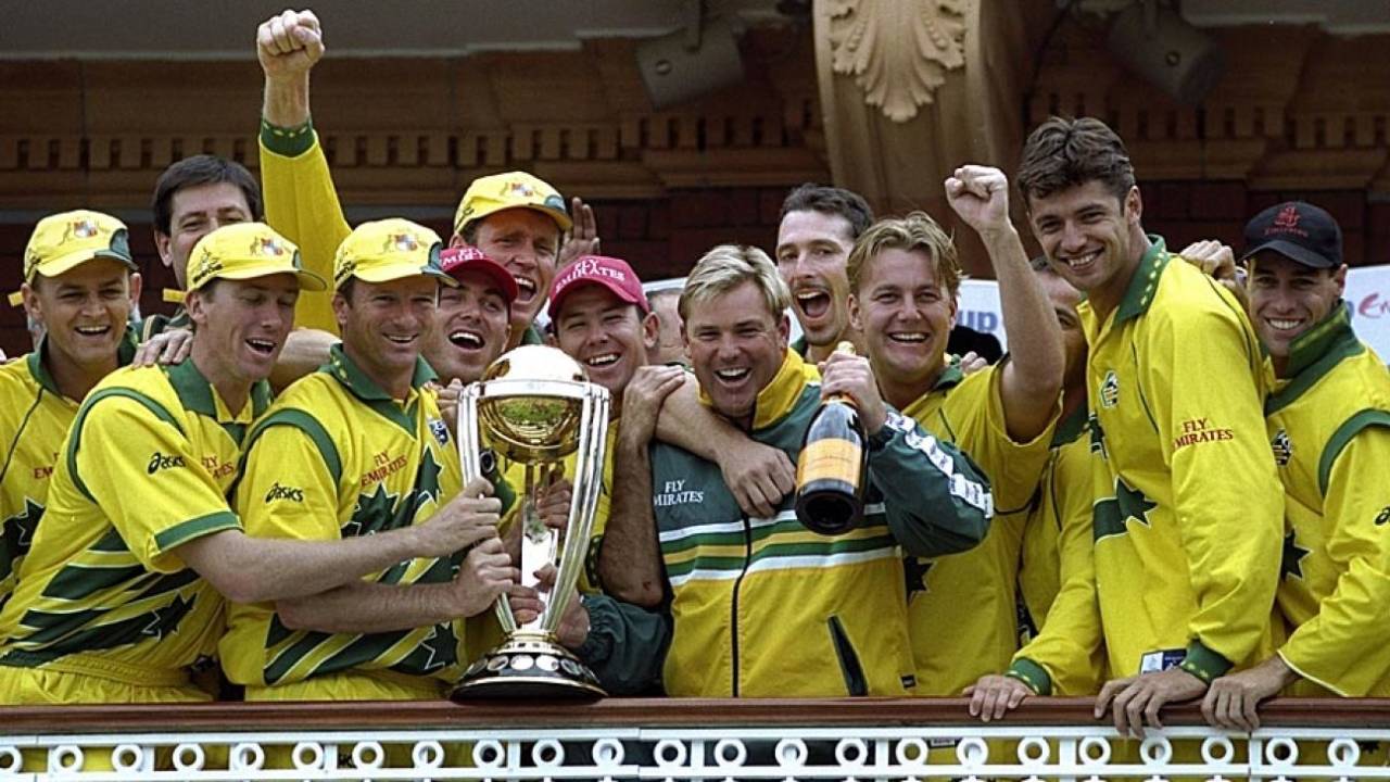 Australia again: Waugh and Co get their team their second World Cup title&nbsp;&nbsp;&bull;&nbsp;&nbsp;Getty Images