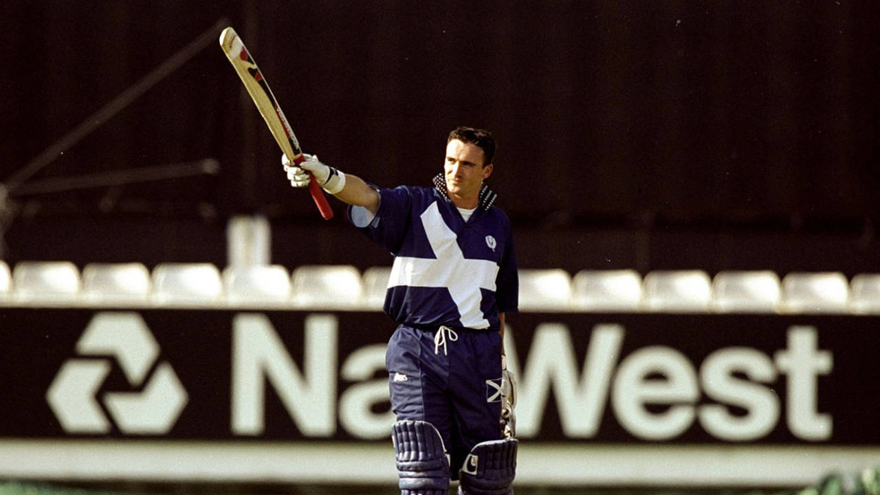 One-man show: Scotland's batting hopes in 1999 rested on Gavin Hamilton&nbsp;&nbsp;&bull;&nbsp;&nbsp;Getty Images