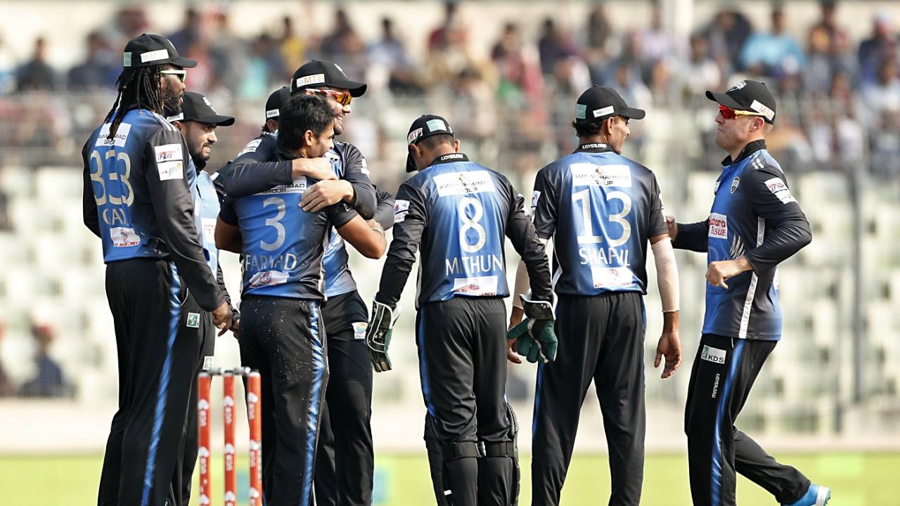 Farhad Reza picked up four wickets for Rangpur Riders
