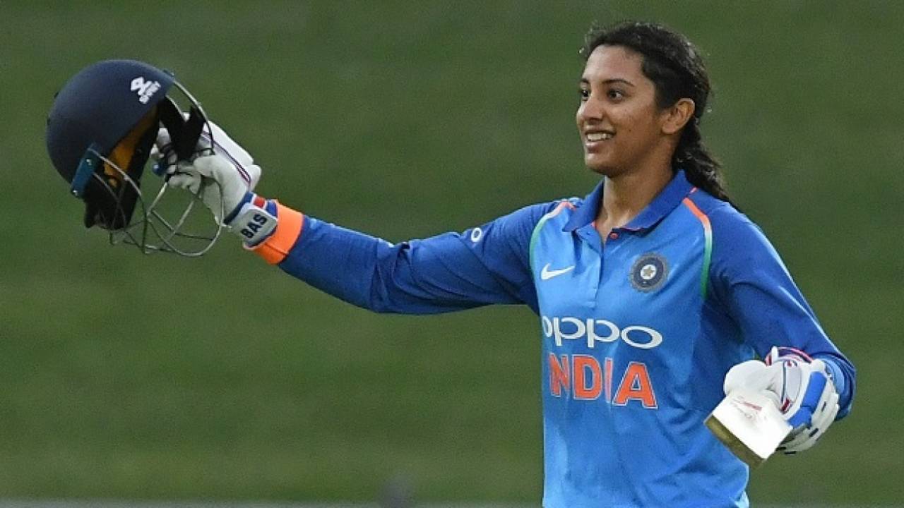 Smriti Mandhana scored her fourth ODI century, New Zealand v India, Napier, 1st women's ODI, January 24, 2019