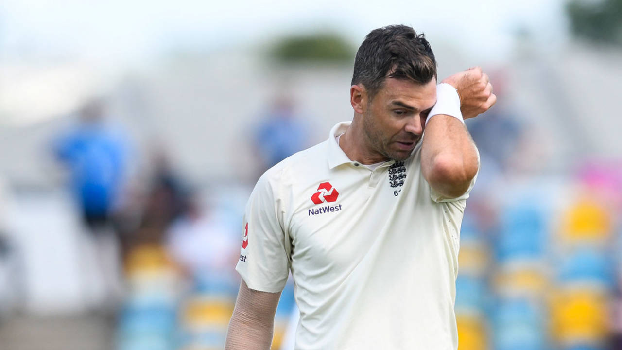 James Anderson was made to toil, West Indies v England, 1st Test, Barbados, 3rd day, January 25, 2019