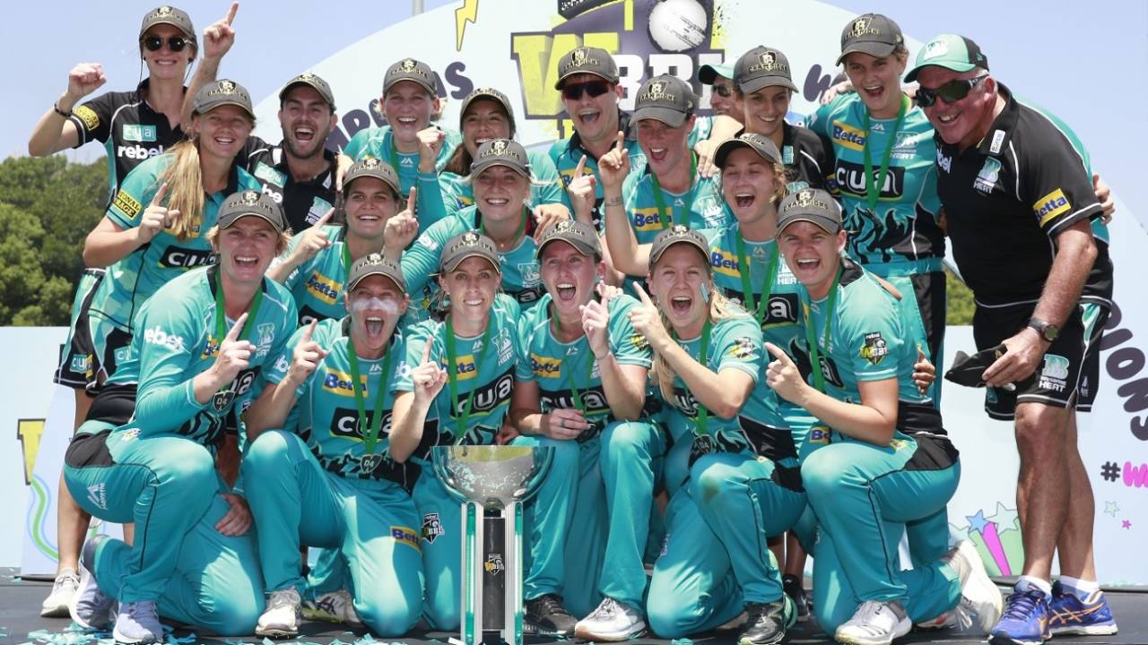 Brisbane Heat are crowned WBBL champions, Sydney Sixers v Brisbane Heat, WBBL 2018-19 final, Sydney, January 26, 2019