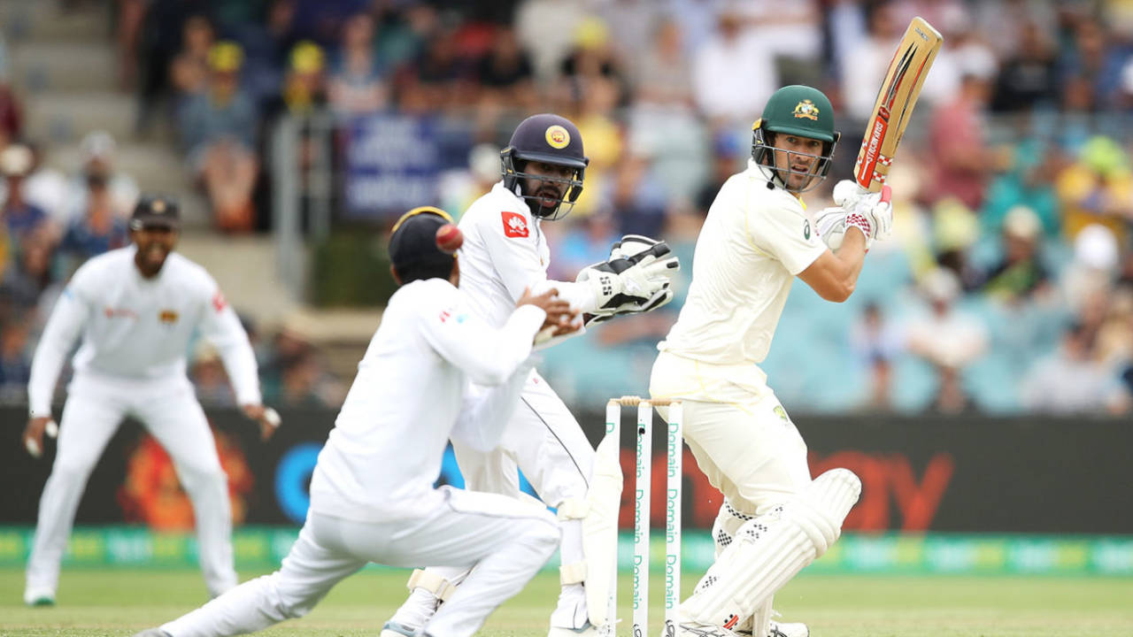 Joe Burns was dropped at slip, Australia v Sri Lanka, 2nd Test, Canberra, February 1, 2019