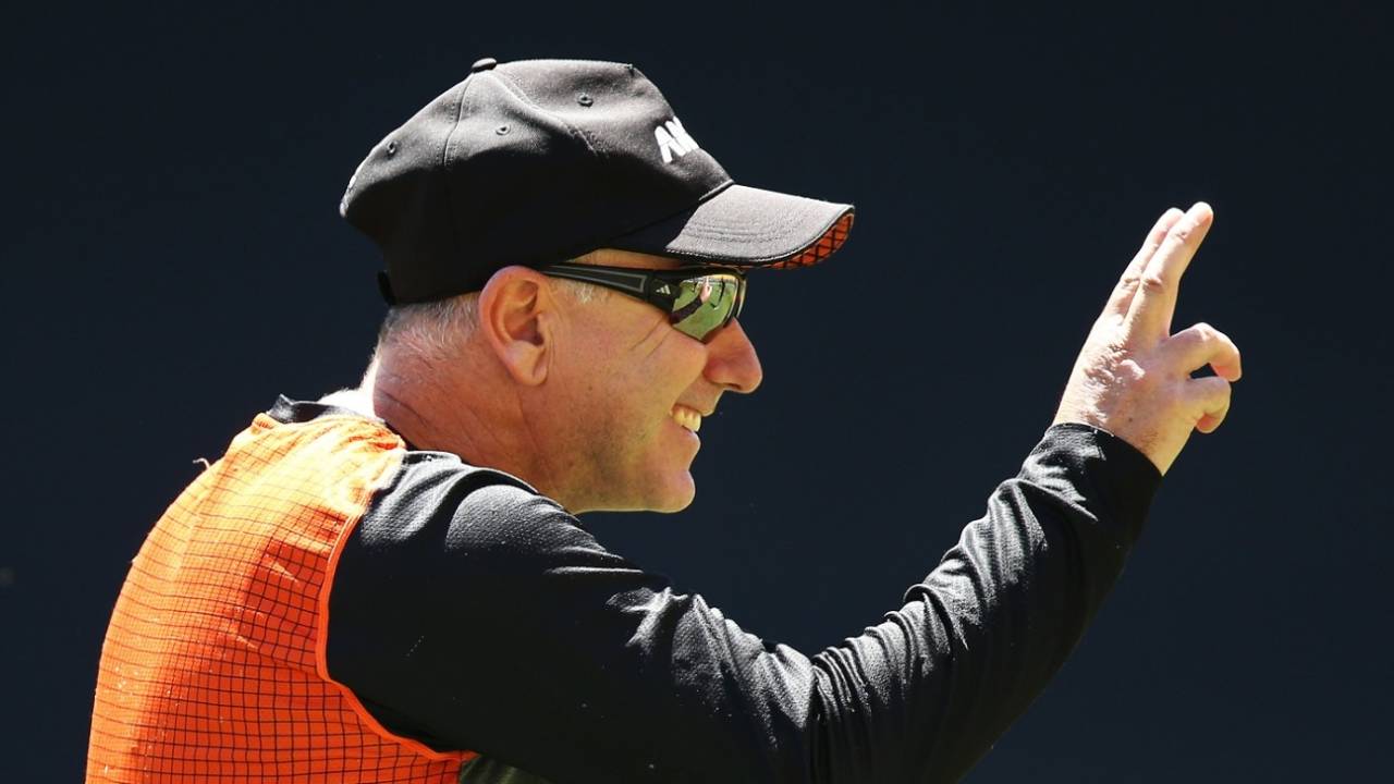 Gary Stead finds a reason to smile, New Zealand v India, 5th ODI, Wellington, February 3, 2019