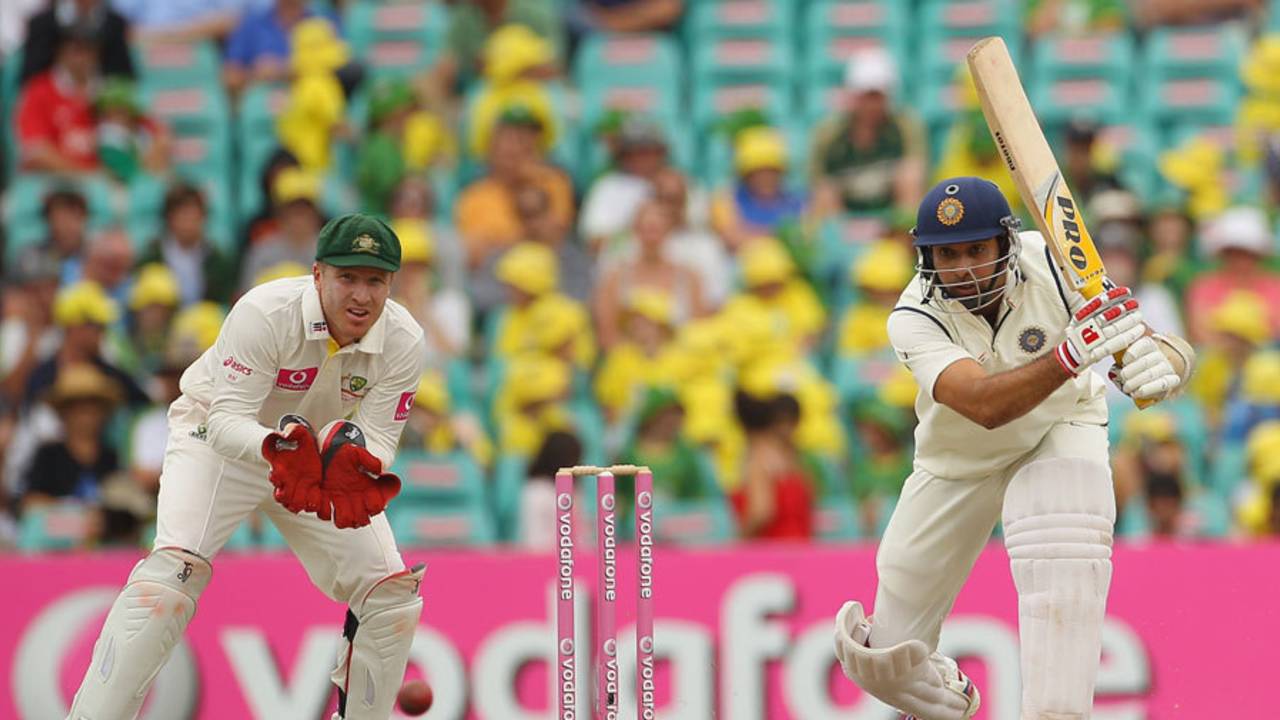 VVS Laxman made a fighting half-century, Australia v India, 2nd Test, Sydney, 4th day, January 6, 2012