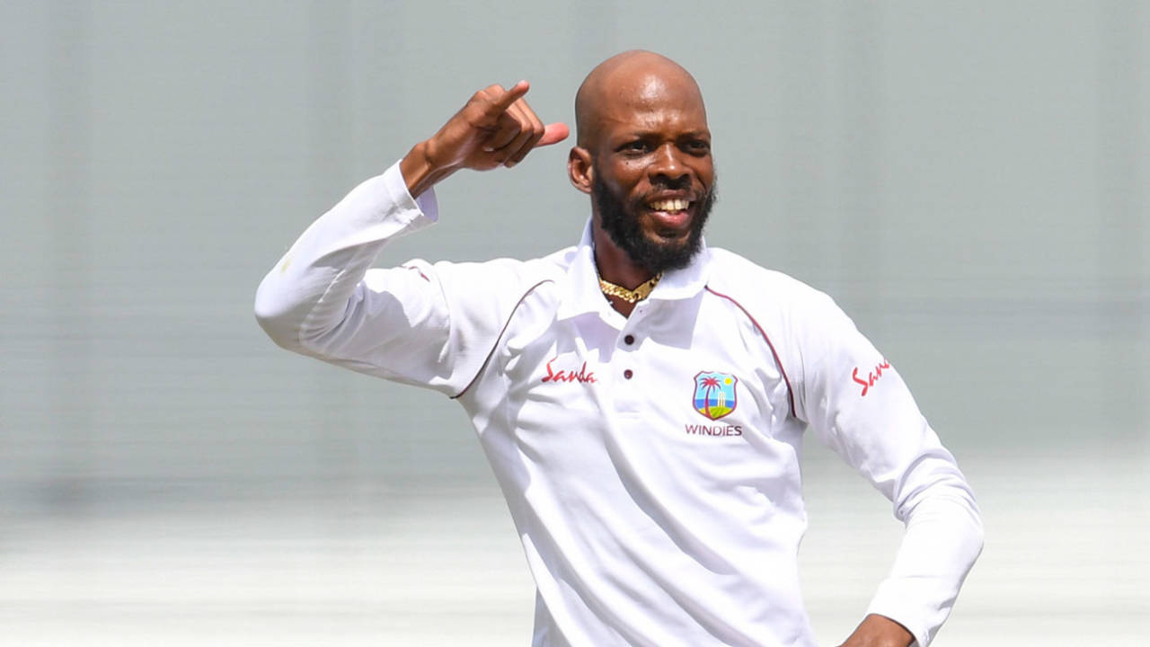 Roston Chase's 8 for 60 in Bridgetown against England were his career-best bowling figures&nbsp;&nbsp;&bull;&nbsp;&nbsp;Getty Images