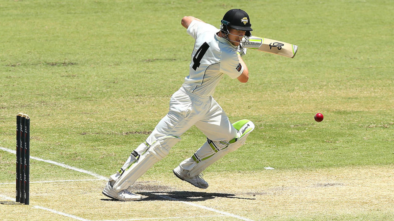 Cameron Bancroft plays into the off side&nbsp;&nbsp;&bull;&nbsp;&nbsp;Getty Images