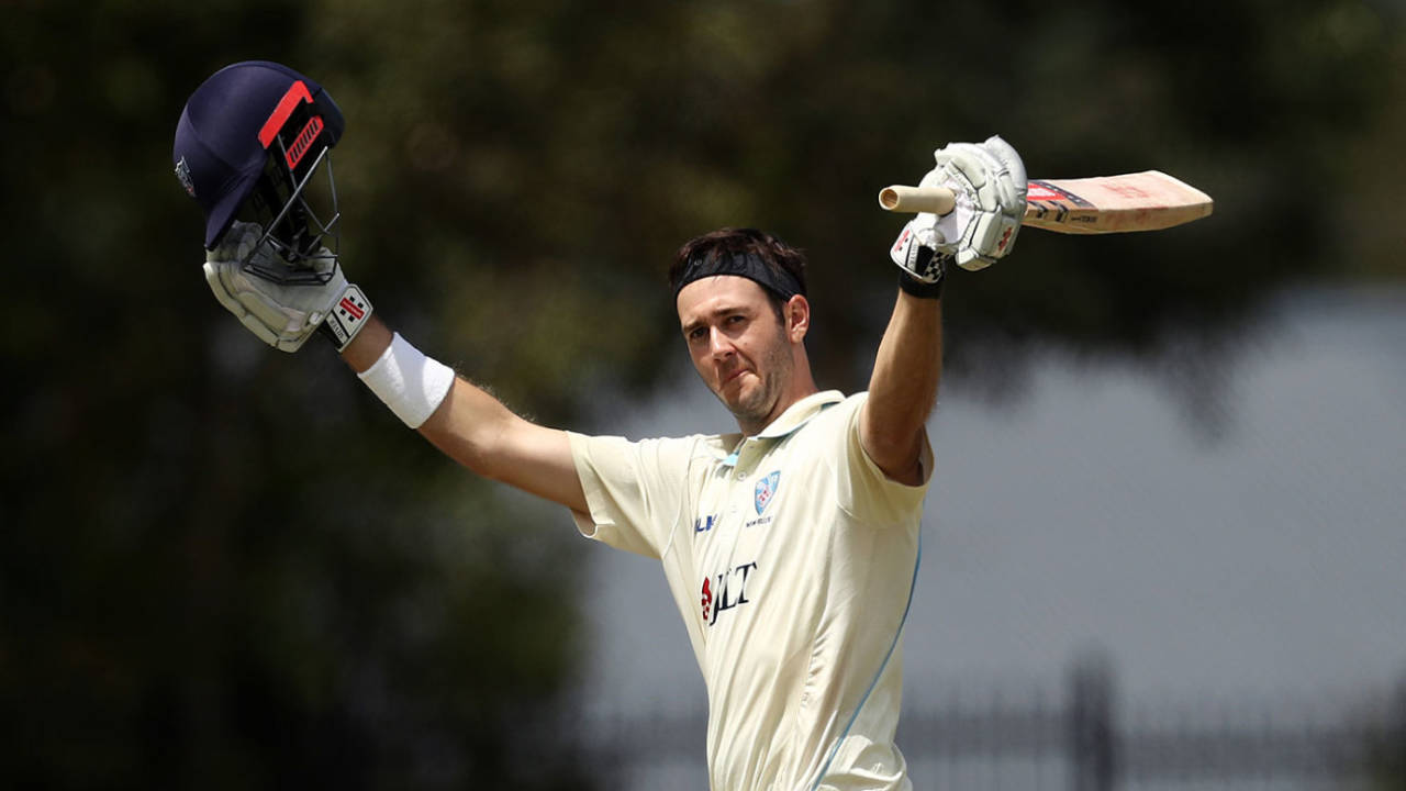 Kurtis Patterson reached another century, New South Wales v Western Australia, Sheffield Shield, Bankstown, February 25, 2019