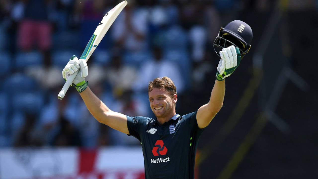 Jos Buttler brought up his seventh ODI hundred, West Indies v England, 4th ODI, Grenada, February 27, 2019