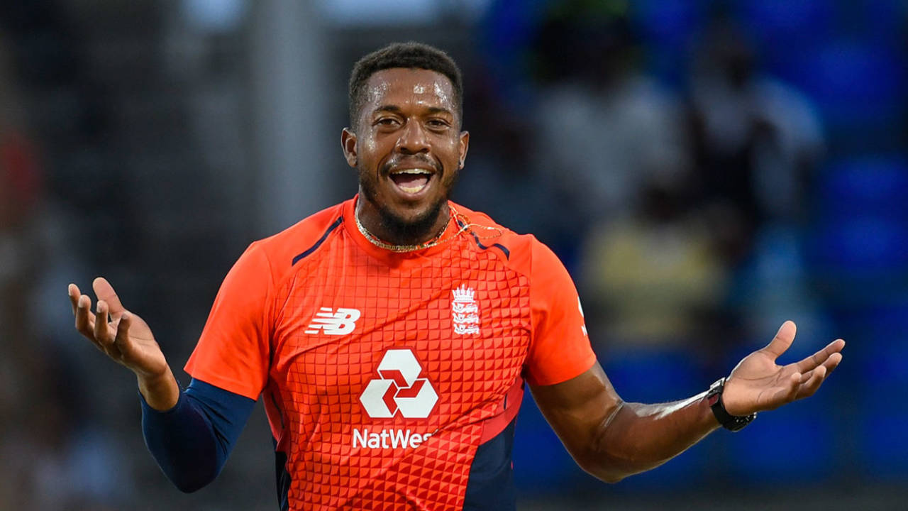 Chris Jordan ripped through West Indies' middle order, West Indies v England, 2nd T20I, , St Kitts, March 8, 2019