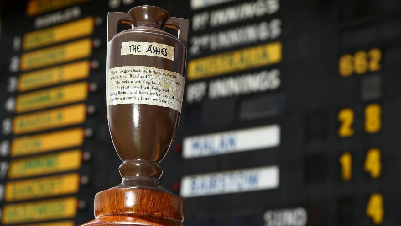 The urn has travelled to Australia only twice in all these years