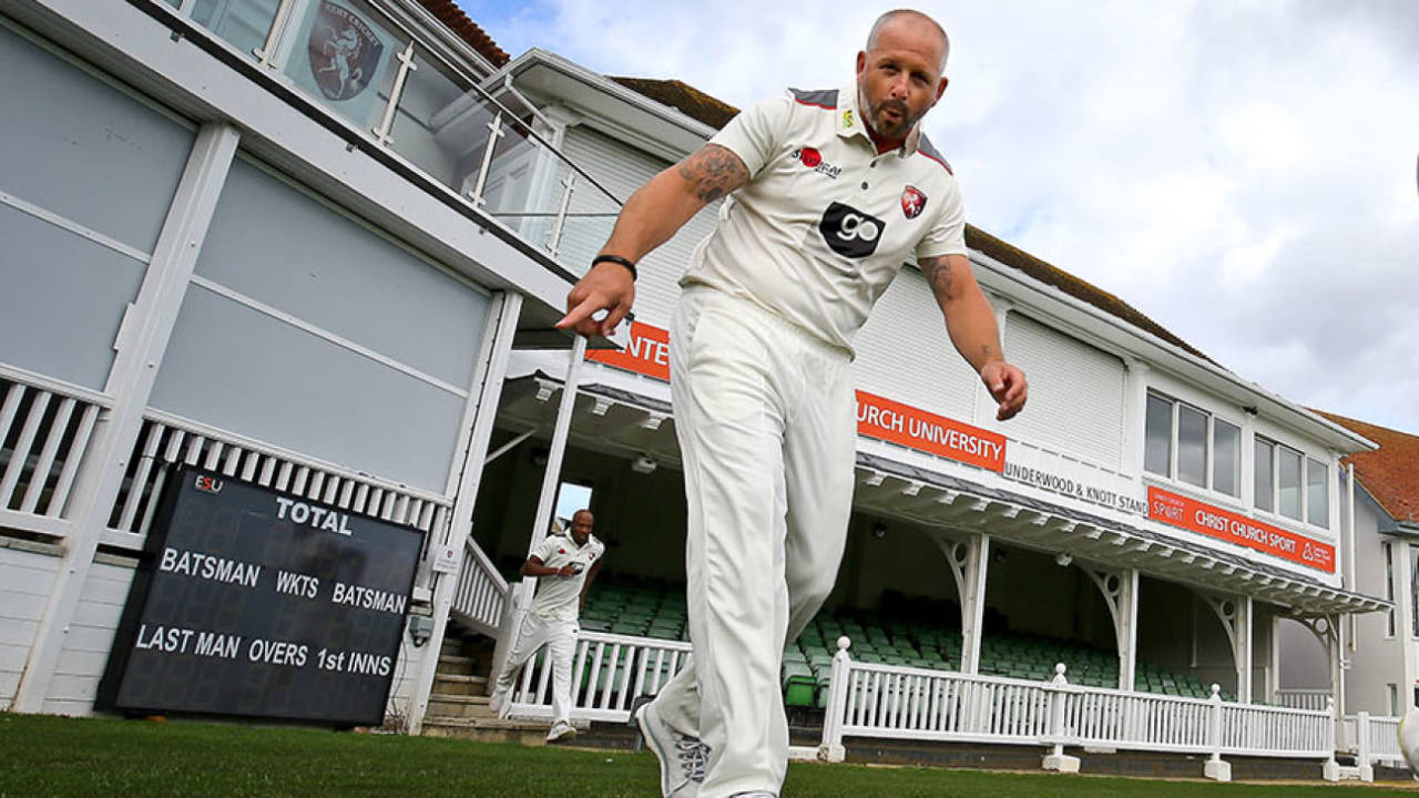 Darren Stevens during Kent's media day at The Spitfire Ground, January 18, 2019