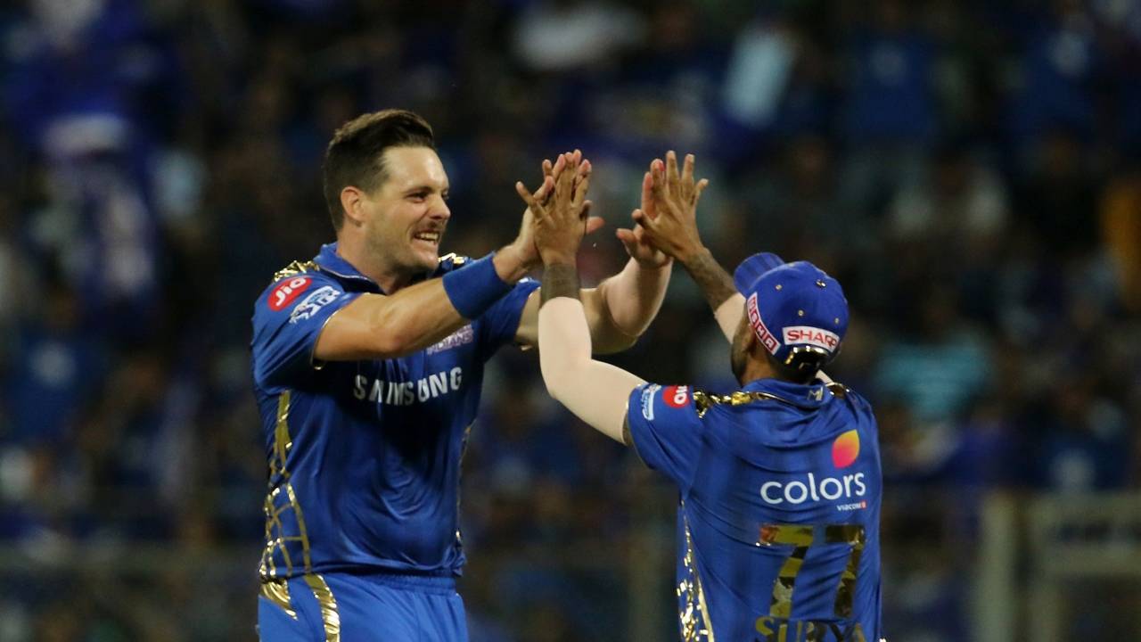 Mitchell McClenaghan picked up two early wickets, Mumbai Indians v Delhi Capitals, Indian Premier League 2019, Mumbai, March 24, 2019