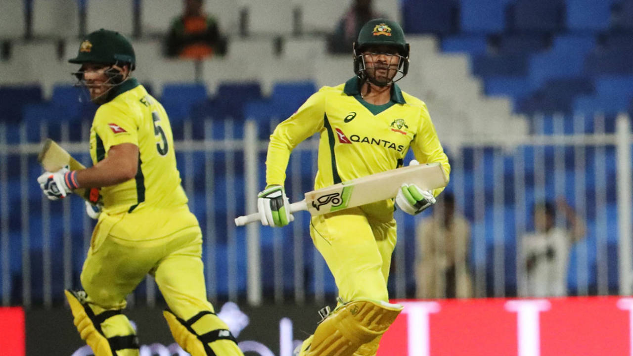 Aaron Finch and Usman Khawaja added a double-century opening stand&nbsp;&nbsp;&bull;&nbsp;&nbsp;AFP
