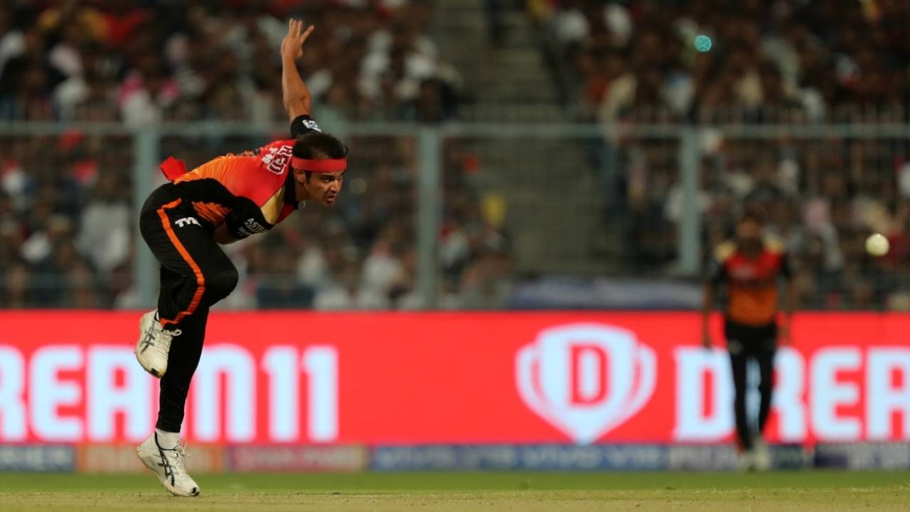 Siddarth Kaul fires one in