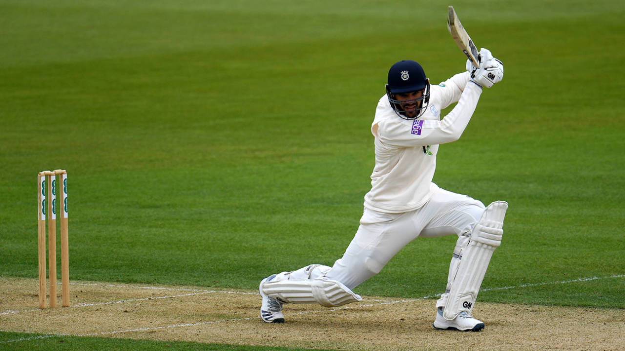 Aiden Markram made a half-century on his Hampshire debut, Hampshire v Essex, County Championship Division One, Ageas Bowl, April 5, 2019