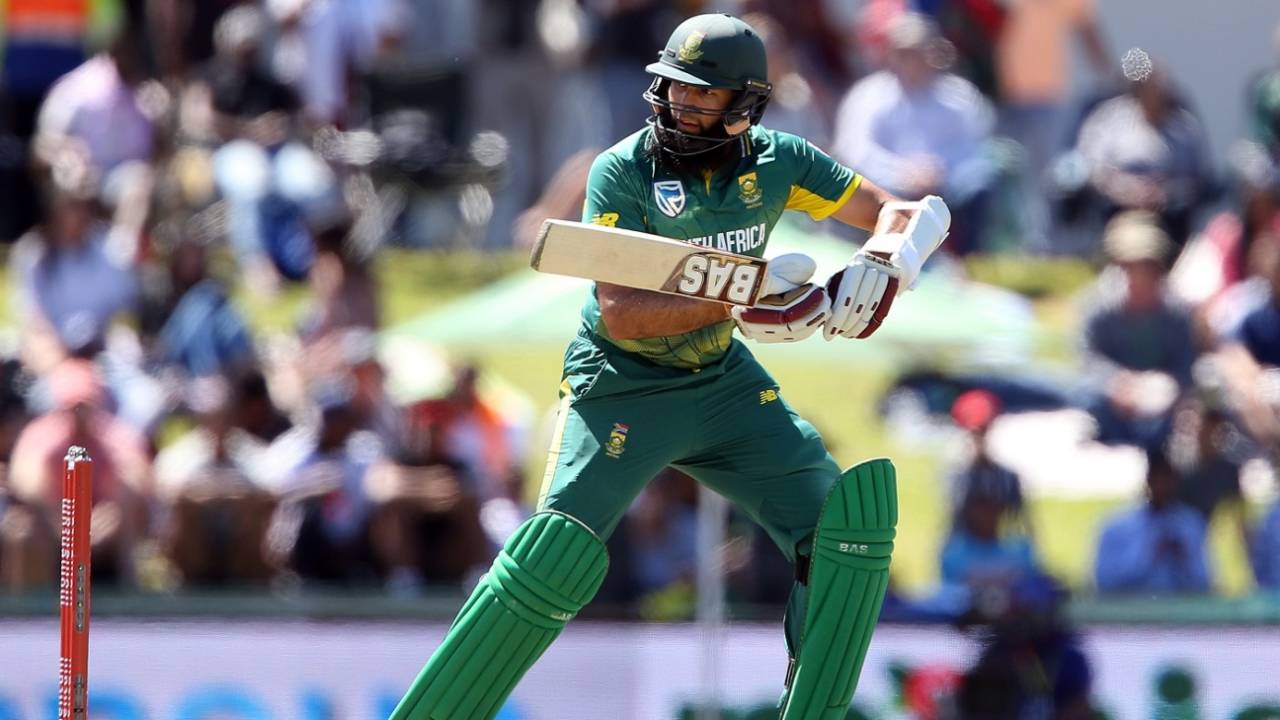 Hashim Amla guides the ball behind point