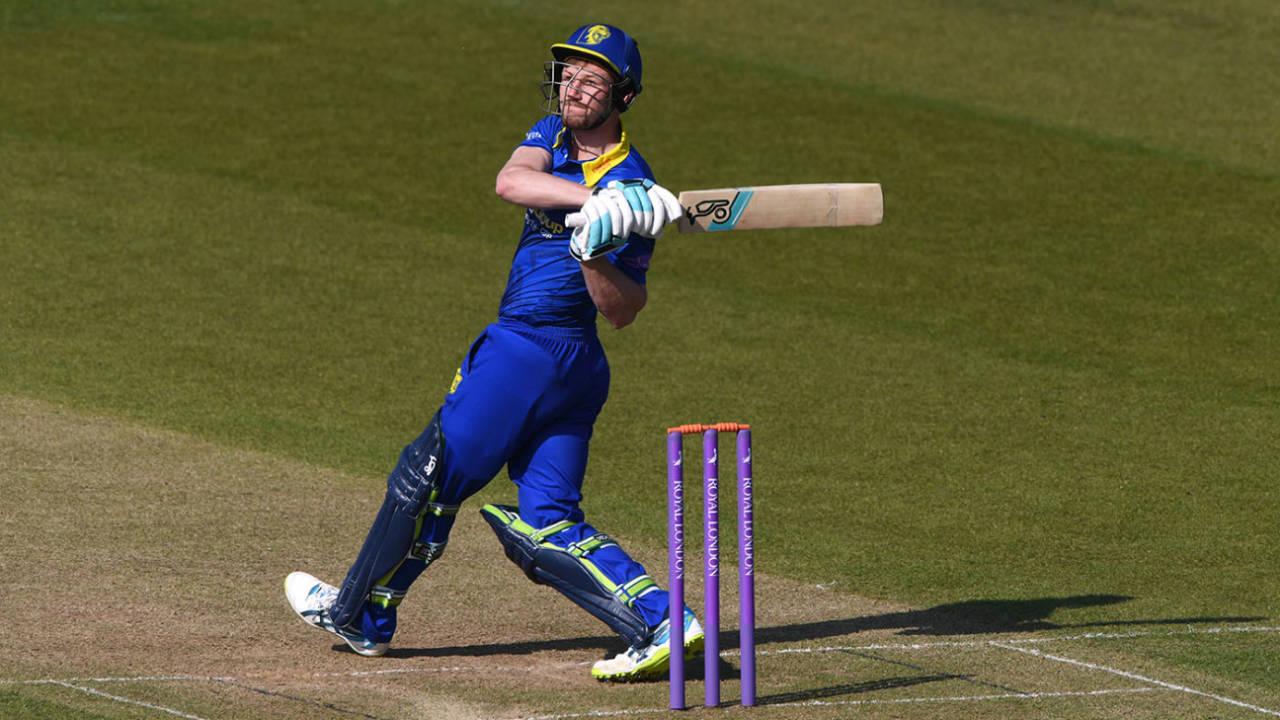 Cameron Bancroft pulls during his hundred, Durham v Leicestershire, Royal London Cup, North Group, Chester-le-Street, April 19, 2019