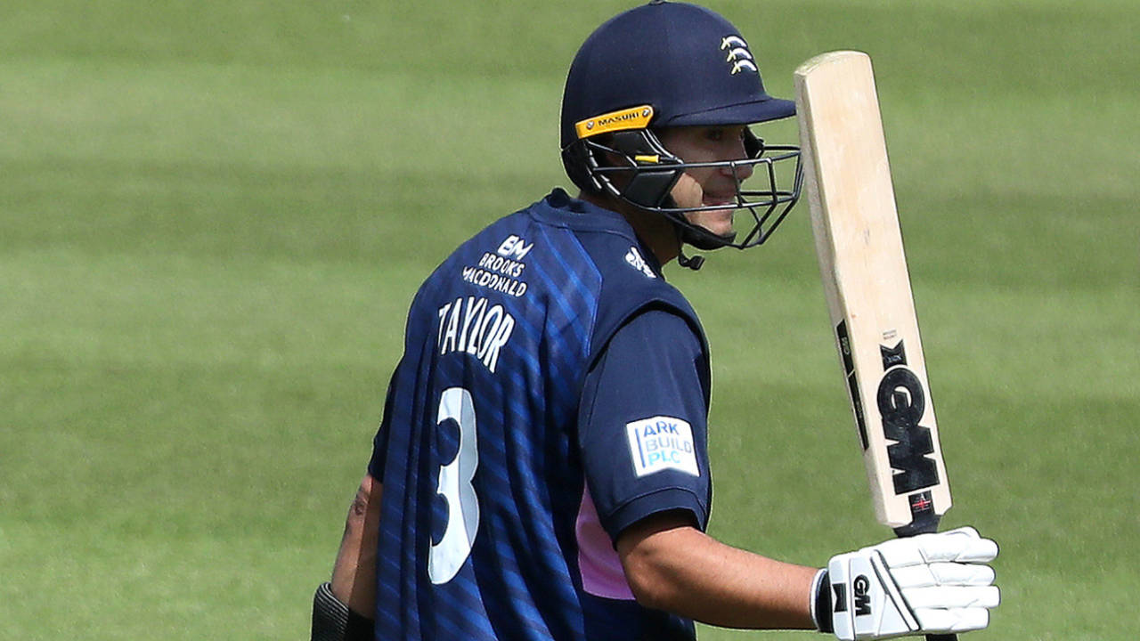 Ross Taylor made a half-century on Middlesex debut, Surrey v Middlesex, Royal London Cup, South Group, The Oval, April 25, 2019