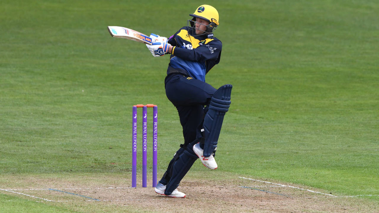 Glamorgan batsman Billy Root hits out against Surrey&nbsp;&nbsp;&bull;&nbsp;&nbsp;Getty Images