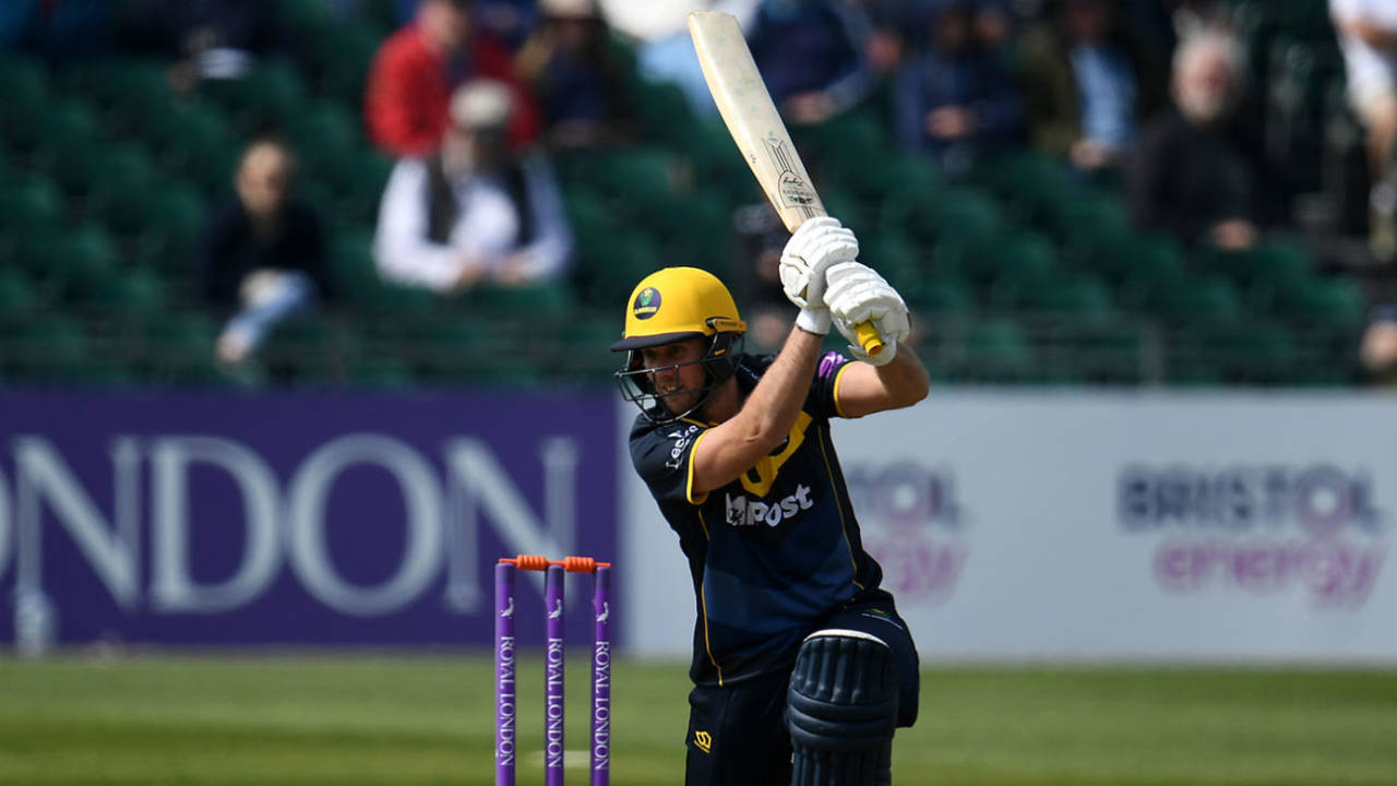 Chris Cooke of Glamorgan bats against Gloucestershire, Glamorgan v Gloucestershire, Royal Royal London One Day Cup, Bristol, April 30, 2019