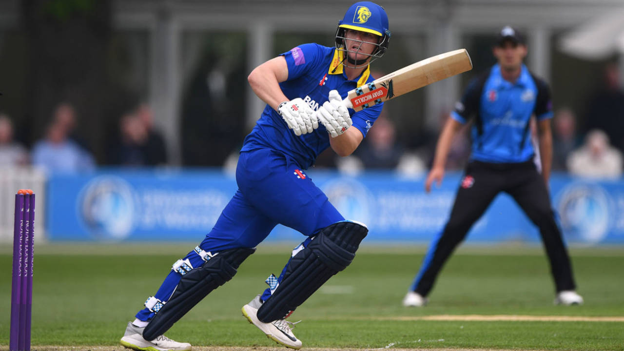 Durham batsman Alex Lees picks up some runs, Worcestershire v Durham, Royal London One Day Cup, Worcester, April 24, 2019