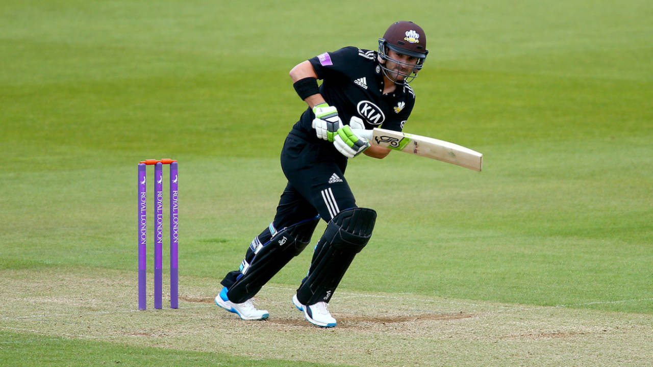 Dean Elgar works into the leg side, Surrey v Kent, Royal London Cup, South Group, The Oval, May 2, 2019