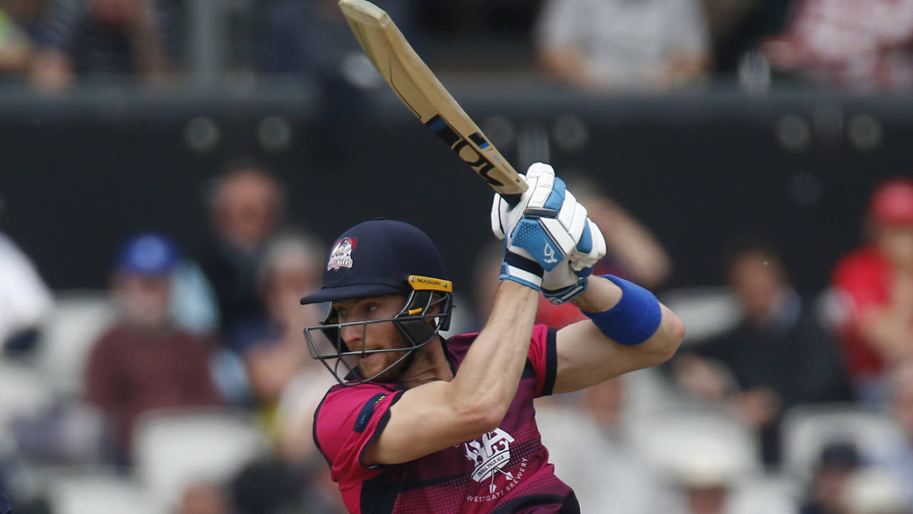 Rob Keogh punches off the back foot, Lancashire v Northamptonshire, Royal London Cup, North Group, Old Trafford, April 24, 2019