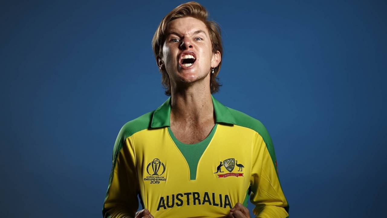 Adam Zampa poses during a photo session, May 7, 2019