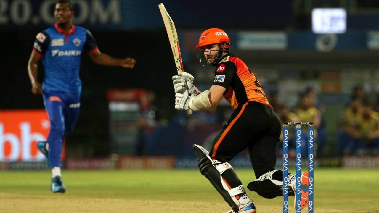 Kane Williamson plays one off his hips, Delhi Capitals v Sunrisers Hyderabad, IPL 2019 Eliminator, Vishakhapatnam, May 8, 2019