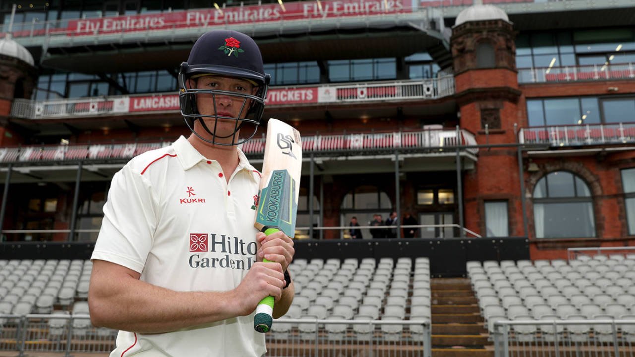 Keaton Jennings during Lancashire's media day ahead of County Championship Division Two season, Old Trafford, April 3, 2019