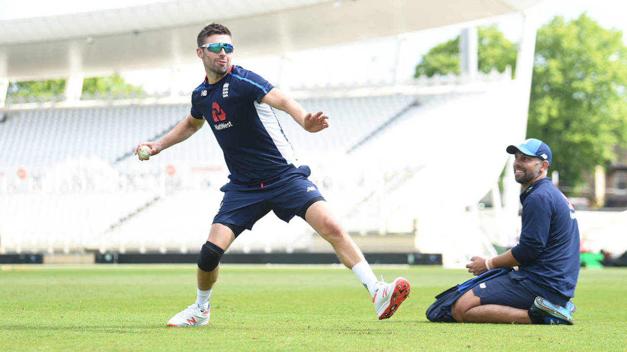 Mark Wood fields during England practice, England v Pakistan, 4th ODI, Trent Bridge, May 16, 2019