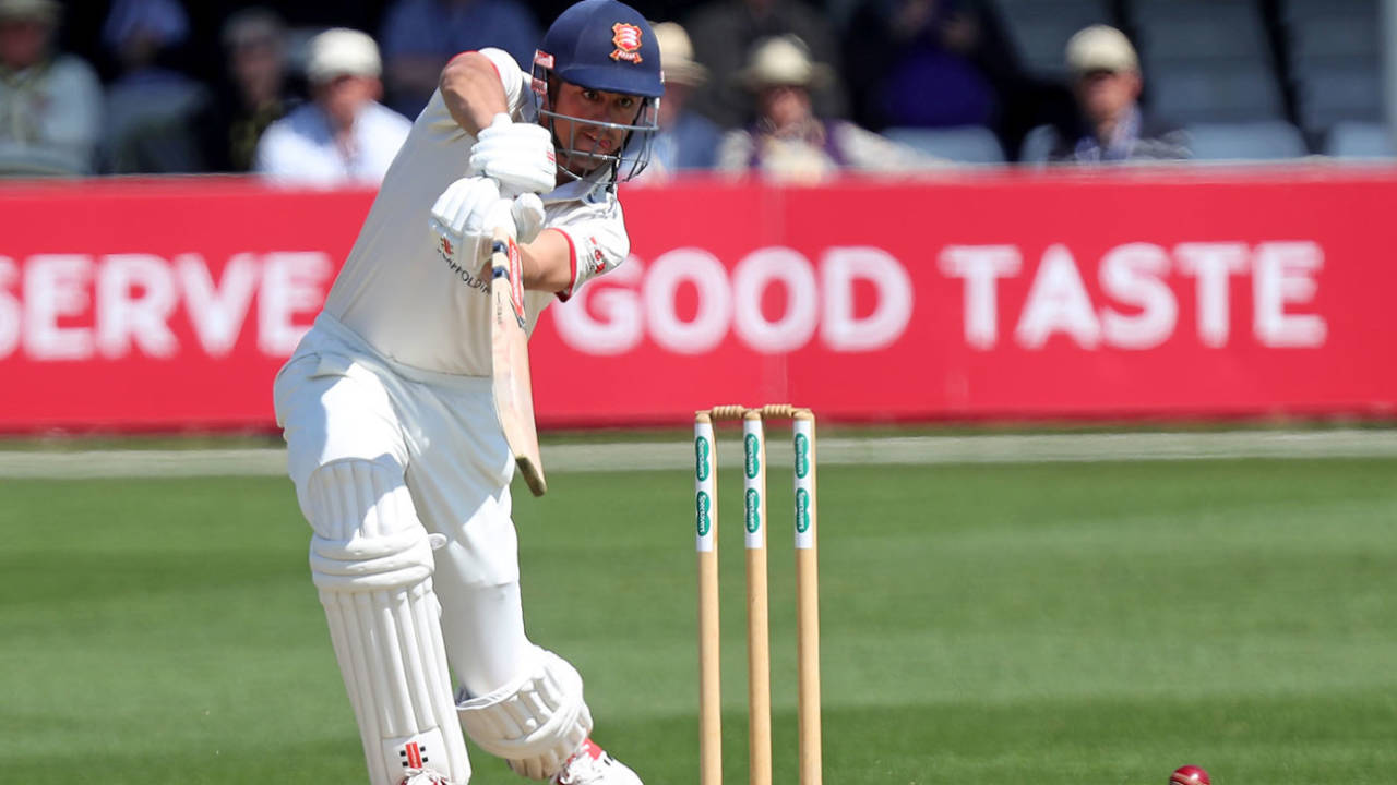 Sir Alastair Cook in action, Essex v Nottinghamshire, County Championship Division One, Chelmsford, May 16, 2019