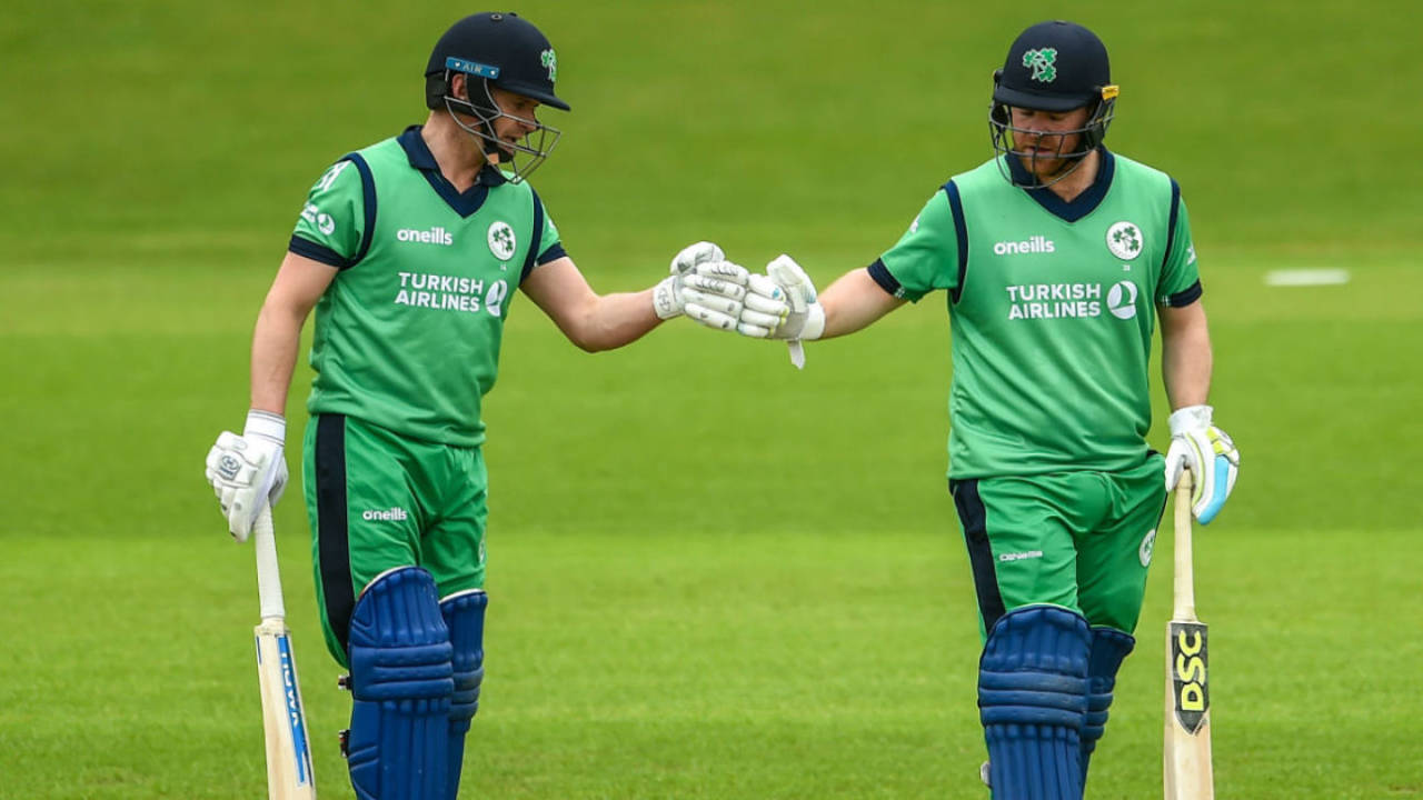 William Porterfield and Paul Stirling revived Ireland's innings, Ireland v Afghanistan, 1st ODI, Belfast, May 19, 2019