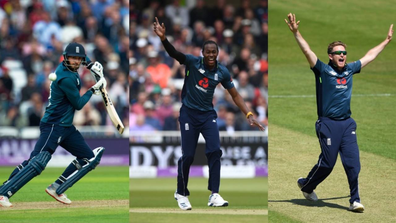 James Vince, Jofra Archer and Liam Dawson have all been named in England's World Cup 15, May 21, 2019
