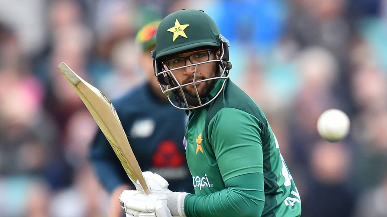 Imam-ul-Haq plays a shot, England v Pakistan, 1st ODI, The Kia Oval, London, May 8, 2019
