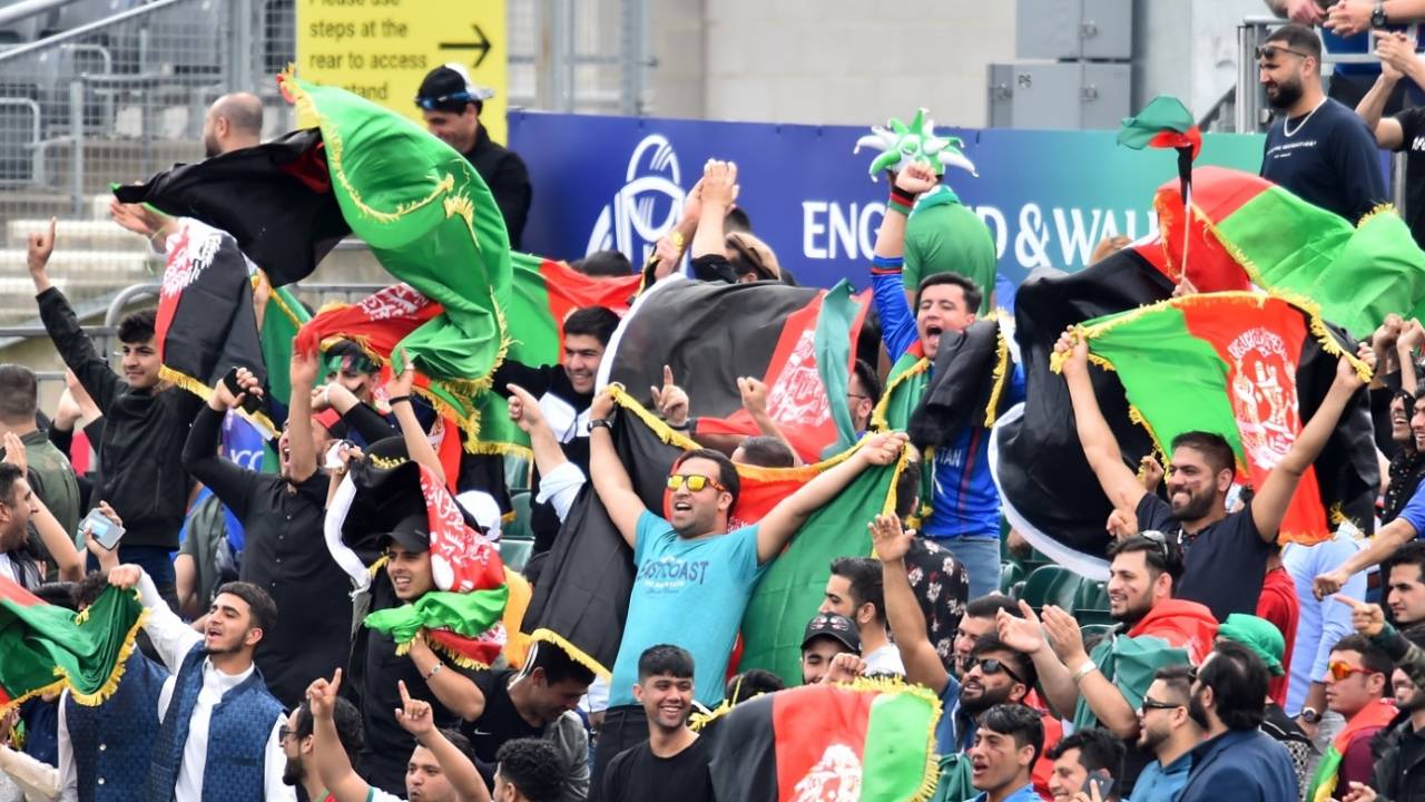 Afghanistan fans make some noise, Afghanistan v Pakistan, ICC World Cup warm-up, Bristol, May 24, 2019