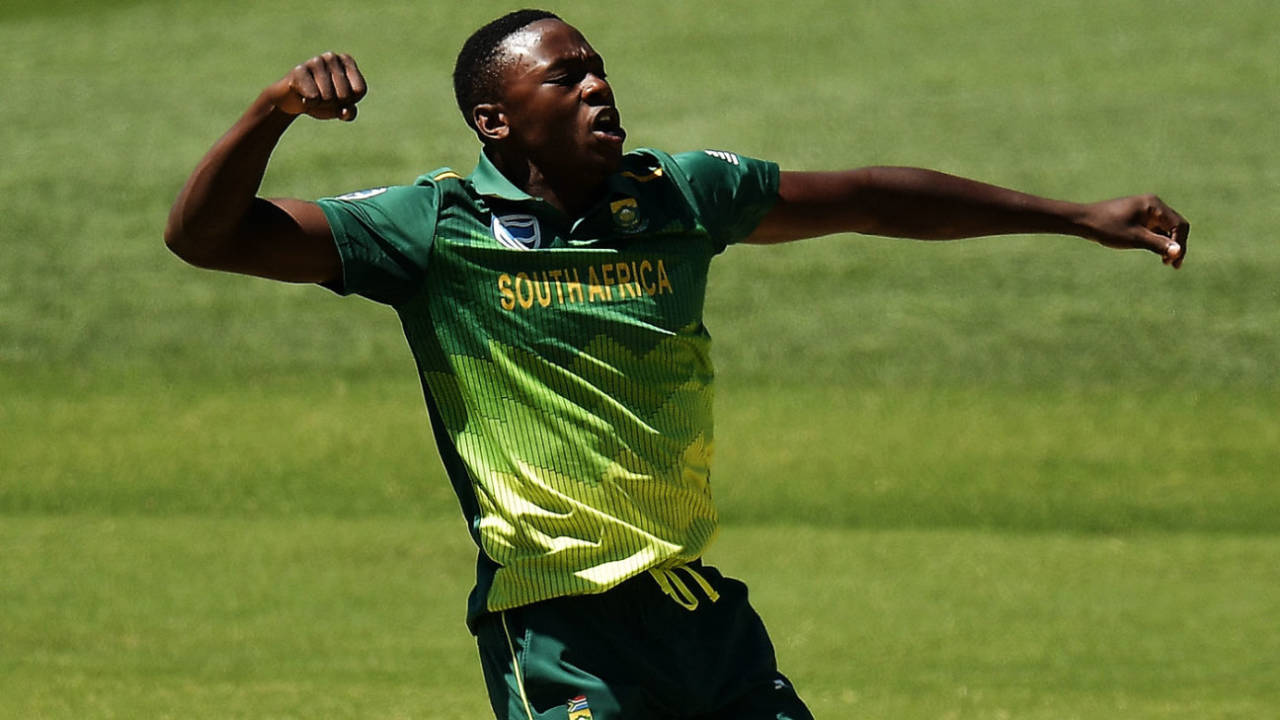 Kagiso Rabada celebrates a wicket&nbsp;&nbsp;&bull;&nbsp;&nbsp;Getty Images