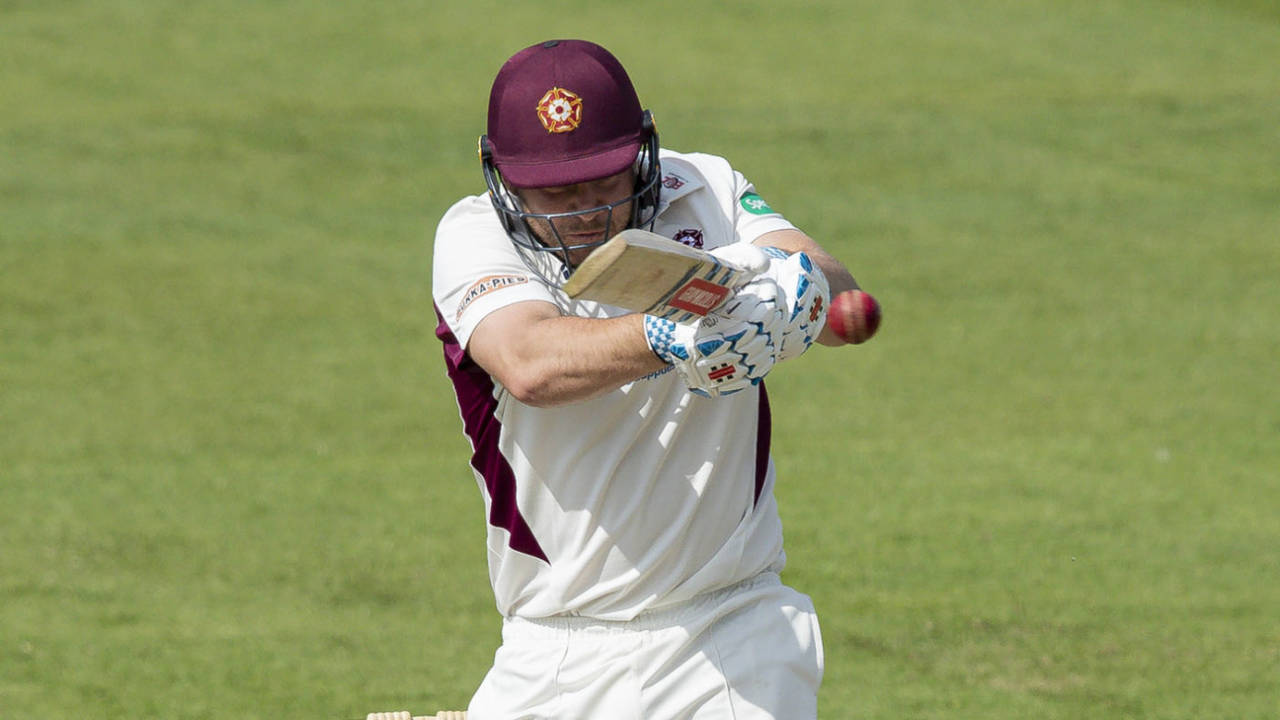 Adam Rossington in action, Northamptonshire v Sussex, County Championship Division Two, The County Ground, May 23, 2019 