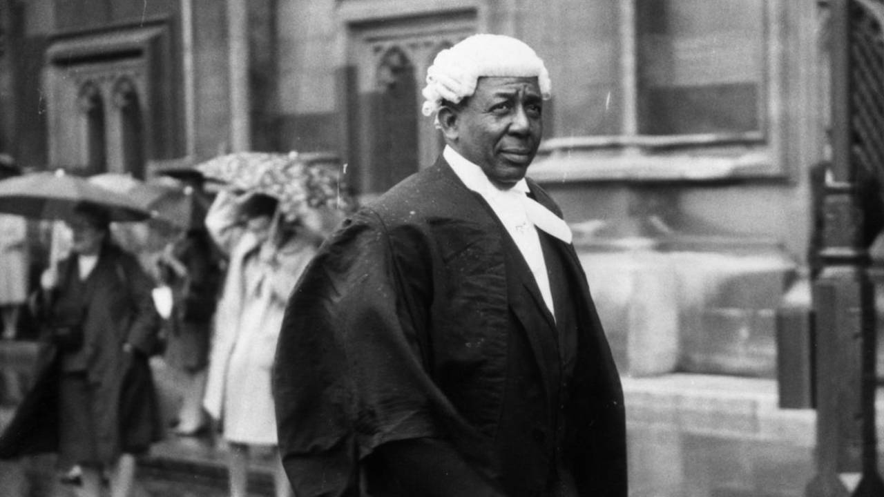 Sir Learie Constantine at Westminster Abbey, London, England, October 3, 1966