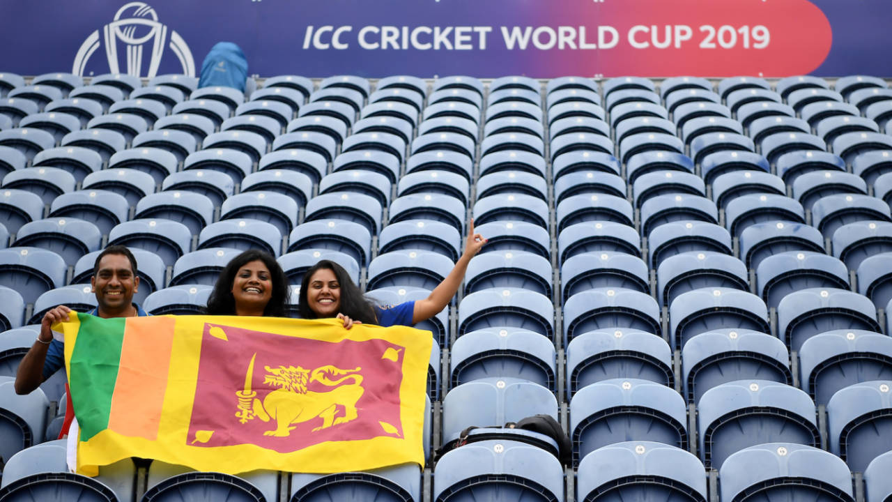 Sri Lankan fans turned up at Sophia Gardens, Afghanistan v Sri Lanka, World Cup 2019, Cardiff, June 4, 2019